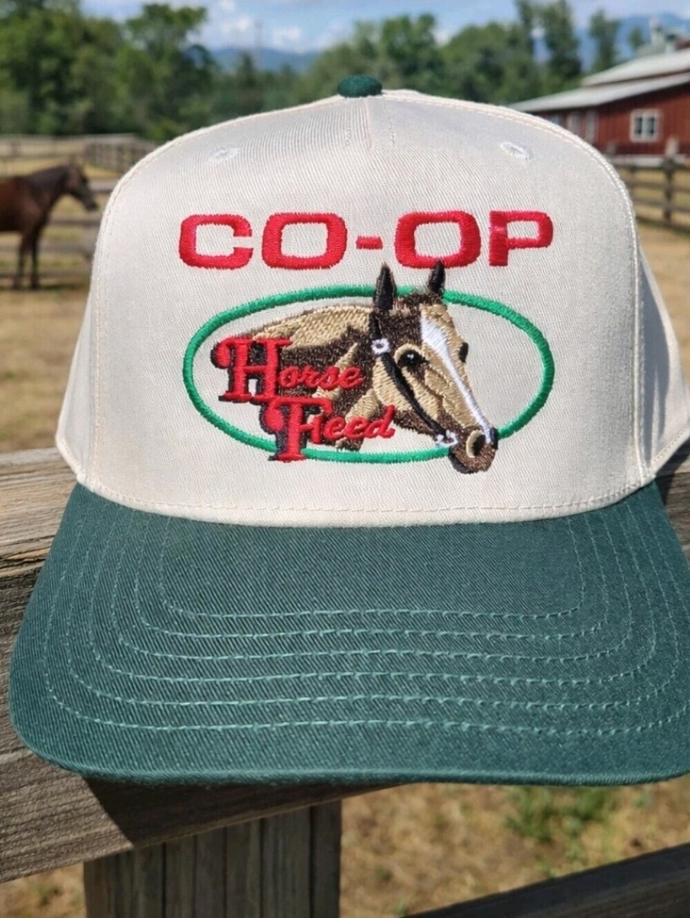 CO-OP Horse Feeds Morgan Wallen Rare 5 Panel Cap Hat Snapback Embroidered